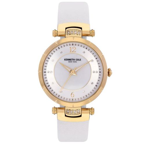 Gold-Tone Crystal-Set Watch — Gold