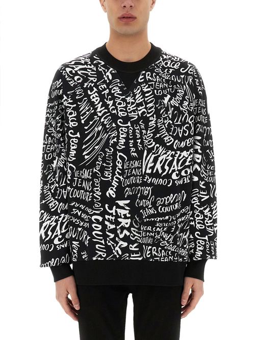 Sweatshirt With Logomania Print