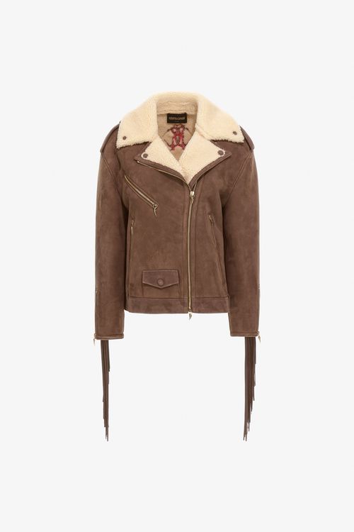 Biker Jacket With Fringe