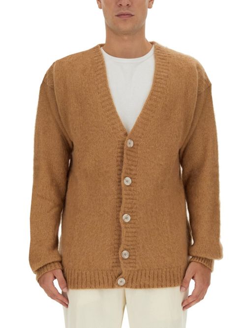 Brown V Neck Cardigans