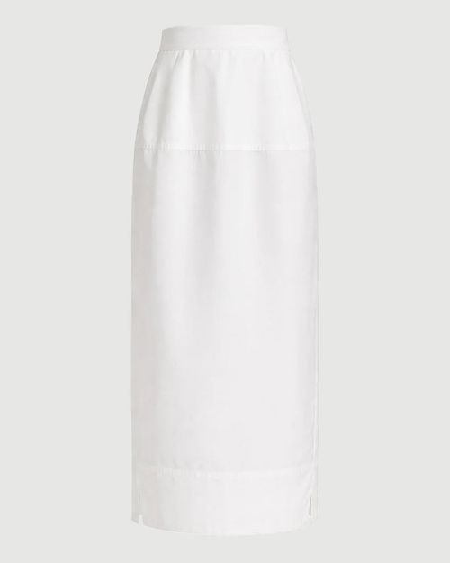 Sculptural Poplin Skirt