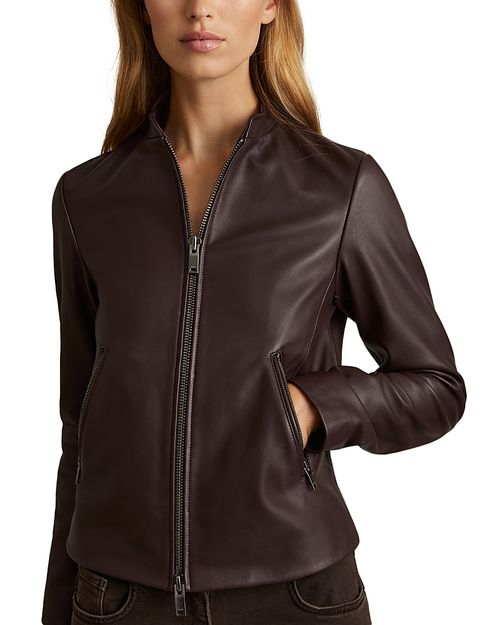 Allie Leather Moto Jacket
