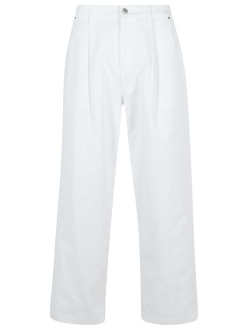 White Cotton Pants