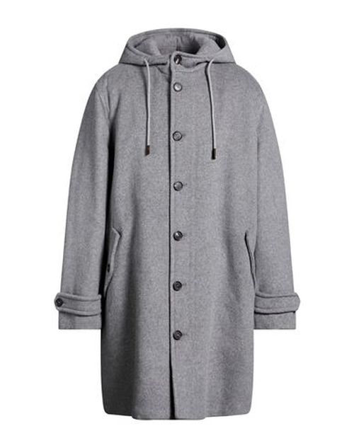 Man Coat Grey Size 42 Virgin Wool, Polyester, Cotton