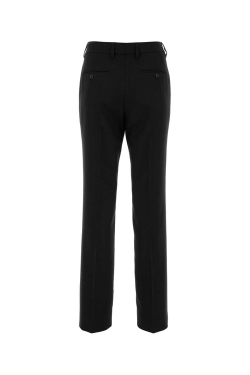 Black Wool Pant