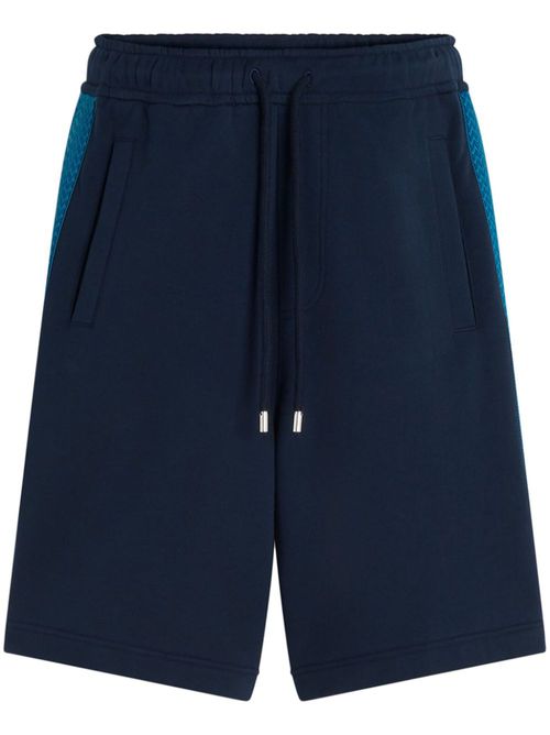 Curb-stripe track shorts - Blue