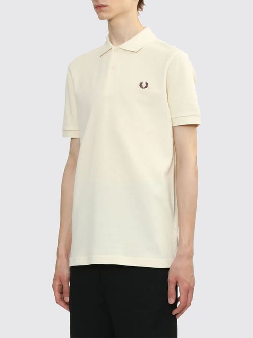 Polo Shirt Men color Ecru