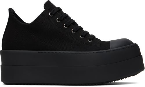 Rick Owens DRKSHDW Black Porterville Double Bumper Low Sneaks Sneakers
