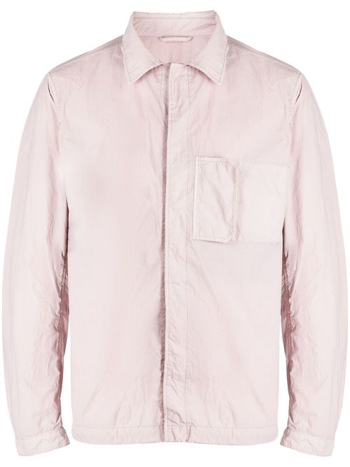 Chest-pocket zip-up jacket - Pink