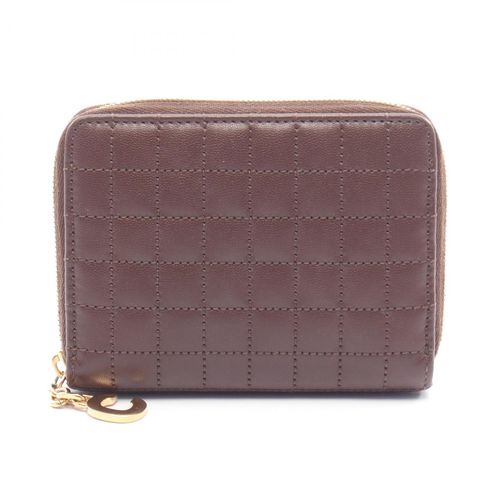 Celine Brown Leather Coin Purse/Coin Case Pre-Owned