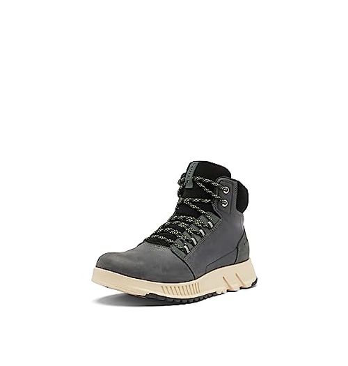 Sorel Men's Mac Hill Lite Mid Waterproof Boots - Grill, Black