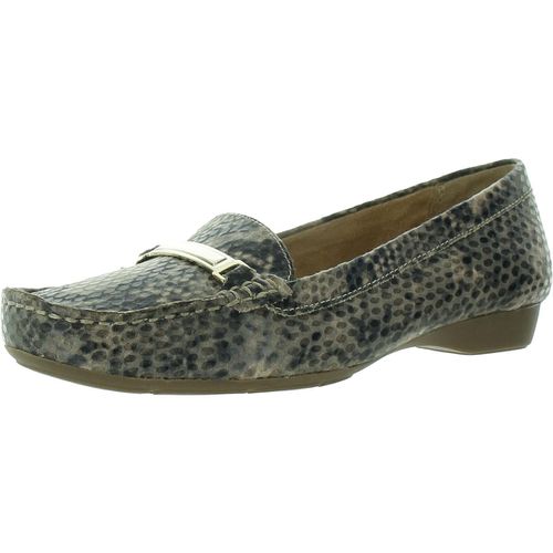 Gadget Womens Embellished Smoking Loafers