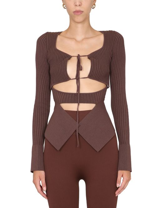 Andreadamo Ribbed Top