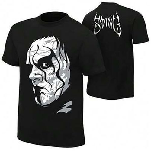 High Quality WWE Latest Gym T-Shirt Wrestling Short Sleeve Men Loose Crew Neck Print Ring Pkt T-Shirt Fashion Summer Top