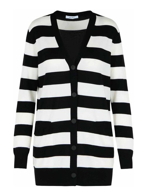 Fiemme Two-Tone Virgin Wool Cardigan