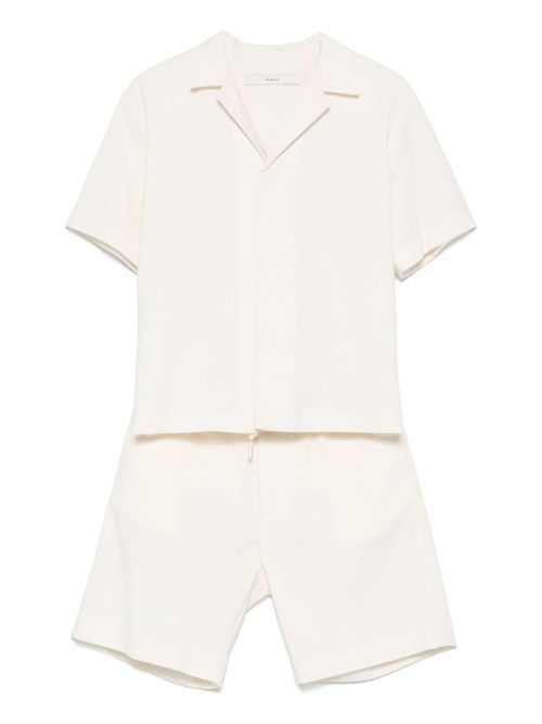 Drawstring-fastening shorts - Neutrals