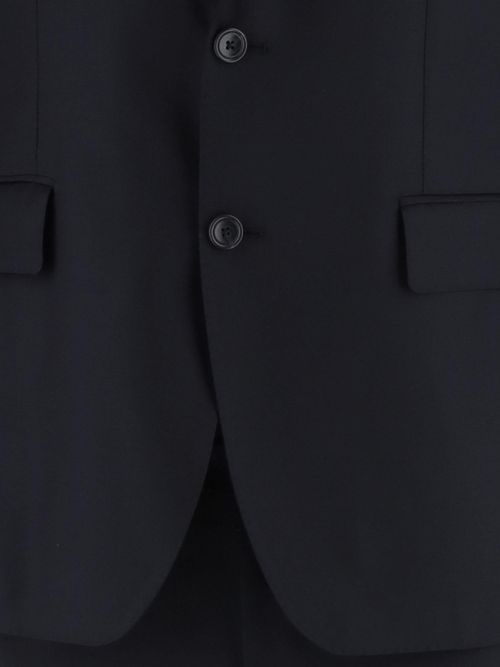 Wool Notched-Lapel Suit — Navy