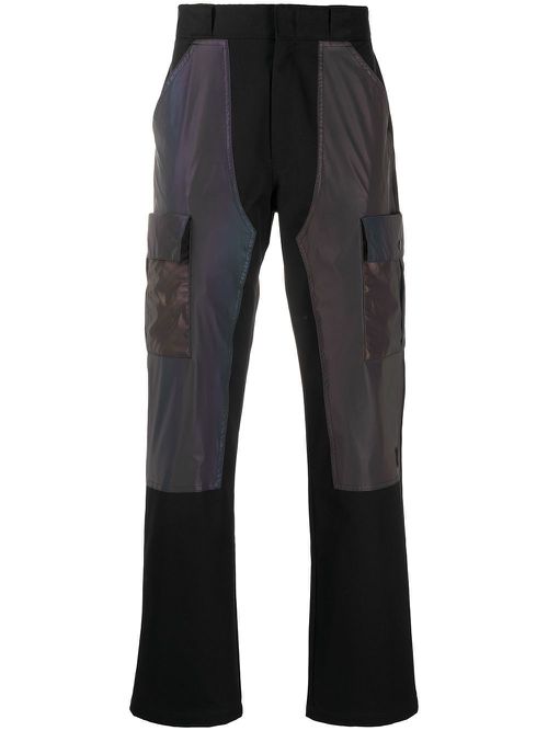 Cargo straight trousers - 1010 BLACK BLACK