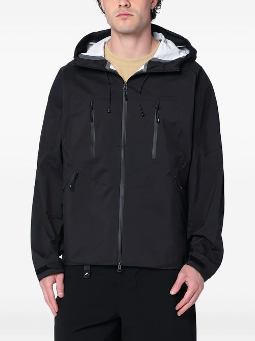 Lightweight hooded jacket - Black