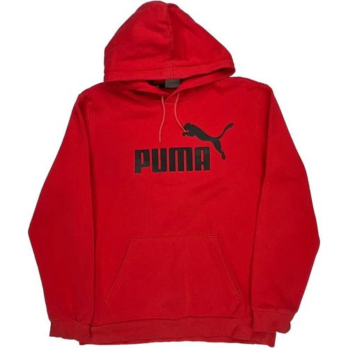 Puma Hoodie - Medium Red Cotton