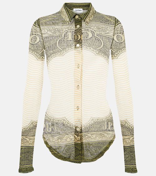 Printed mesh top