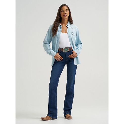 Women's High Rise Rodeo Bootcut Riding Jean in Kayla