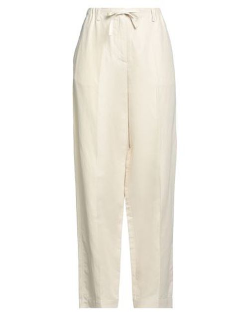 Pomandère Woman Pants Beige Size 6 Cotton, Linen