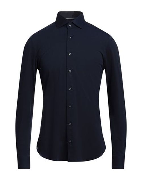 Man Shirt Navy Size 15 ¾ Cotton