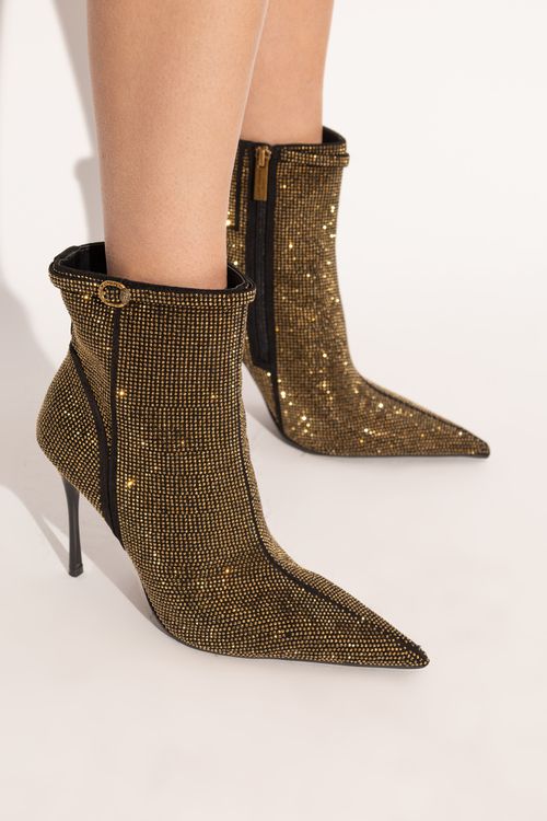 Heeled Ankle Boots "Mayfair", Women's, Gold
