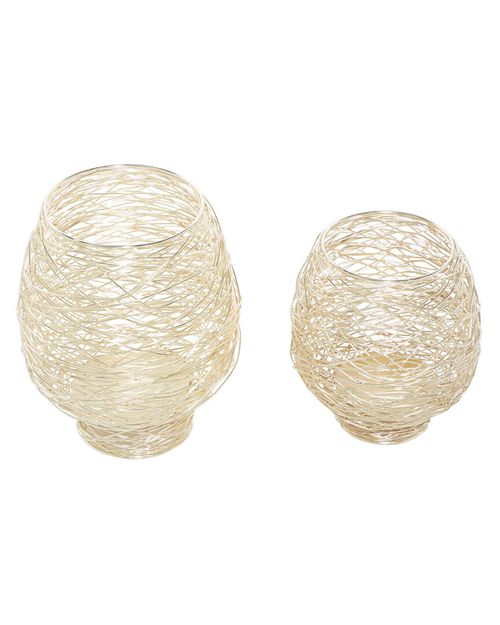 CosmoLiving by Cosmopolitan Set of 2 Candle Holders