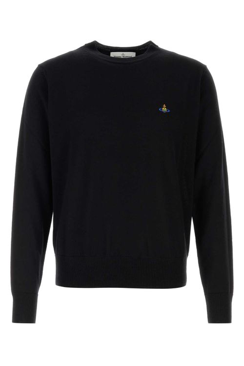 Round Sweater — Black