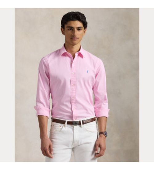 Polo Ralph Lauren for man. 710937993016 Custom Fit Shirt pink (XL), Casual, Cotton, Long sleeve