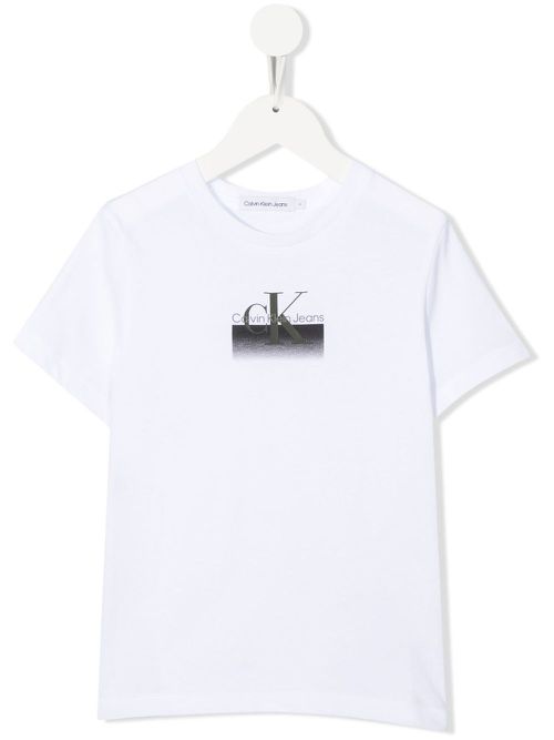 Logo-print cotton T-shirt - White