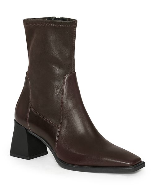 Women's Hedda Square Toe Block Heel Ankle Boots