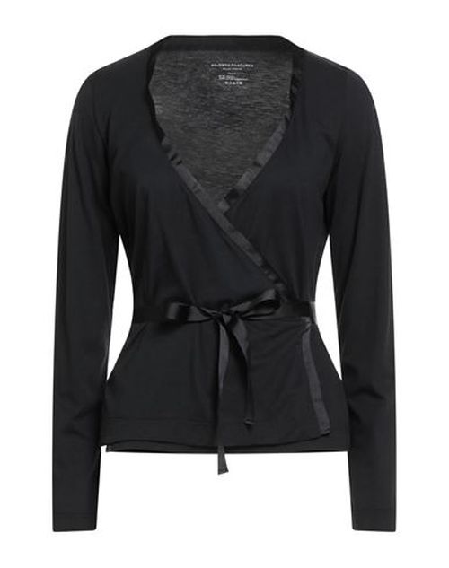 Woman Top Black Size 1 Lyocell, Cotton