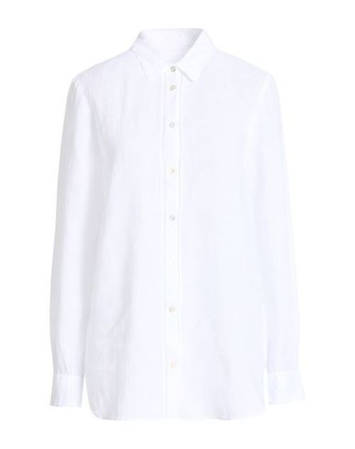 Woman Shirt White Size 12 Linen