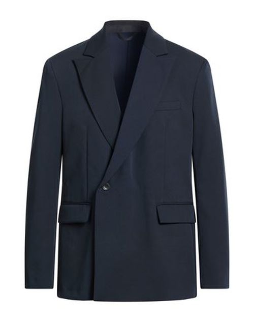 Man Blazer Navy Size M Polyester, Viscose, Elastane