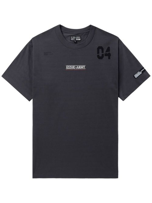 Logo-print crew-neck T-shirt - Black