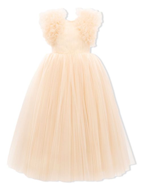 Altura tule sleeveless maxi dress - Neutrals