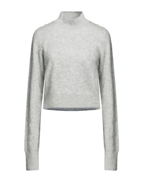 Woman Turtleneck Light grey Size L Cashmere