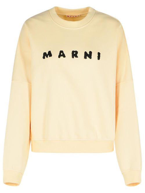 Ivory Cotton Sweatshirt
