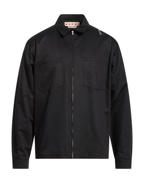 Man Jacket Black Size 36 Cotton
