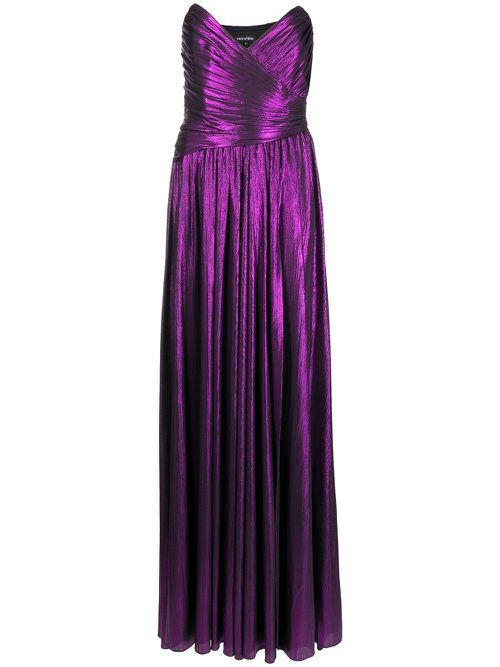 Waldorf floor-length dress - Purple