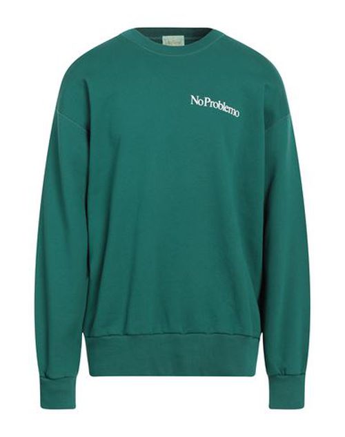 Man Sweatshirt Emerald green
