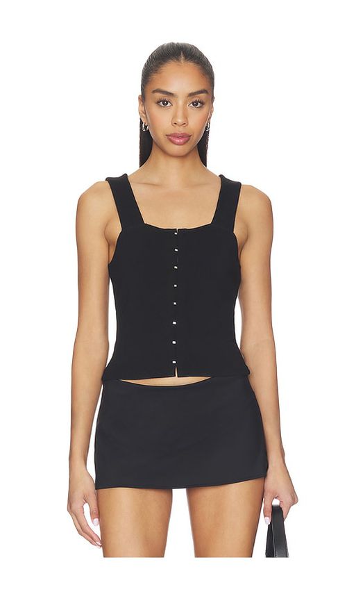 LNA Reef Hook & Eye Tank in Black. - L also in M