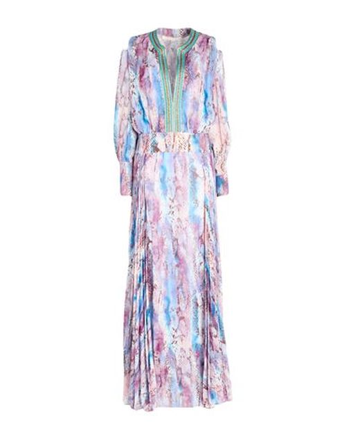 Woman Maxi dress Lilac Size 4 Polyester
