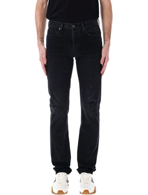 Rid And Repaired Denim Pants