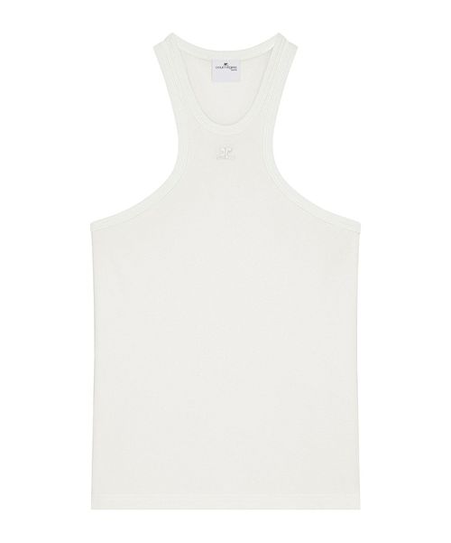Scuba-jersey tank top
