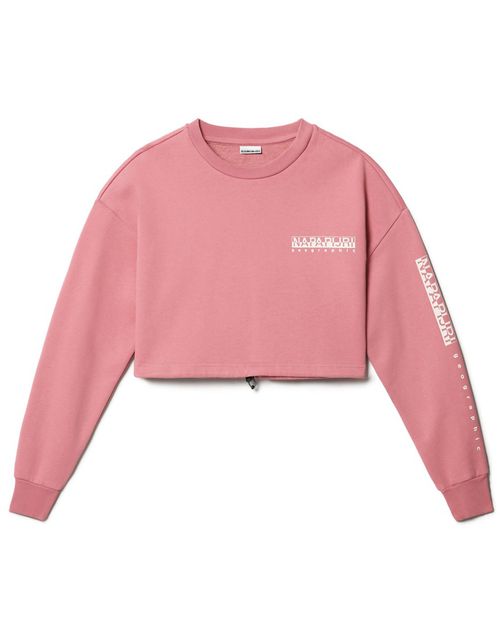 Roen cropped sweatshirt in pink