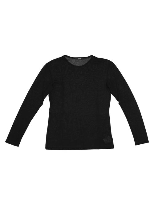 Black long sleeve jersey t-shirt